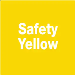 Right-On Fiber Flex Color Sample safety yellow