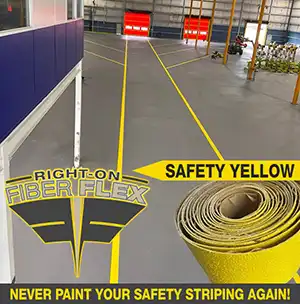 Fiber Flex commercial flooring Safety Striping and Safety Flooring image